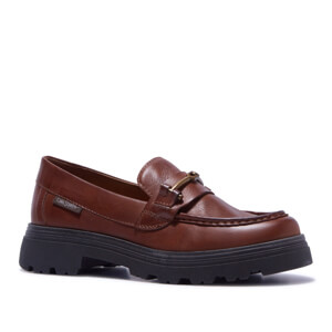 Carl Scarpa Alsenso Tan Leather Loafers